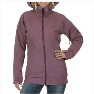 Burton The White Collection Hot Tottie Winter Coat Iron Violet Purple Medium